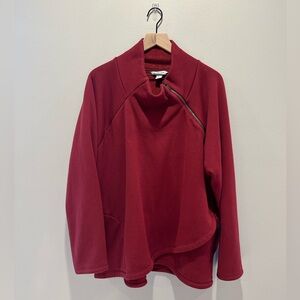 Athleta Cozy Karma Asymmetrical pullover plus size 3X